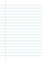 Design of a lined sheet of paper vector