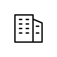 modern building icon. perfect for use in design, presentations, and web elements vector