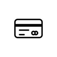 credit card icon. Perfect for use in website design, mobile app development, and other digital and print media projects. Clean, modern vector