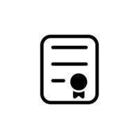 certificate icon. diploma, or award. Perfect for use in web design, mobile apps, presentations, and print materials. Clean and modern design. color editable vector