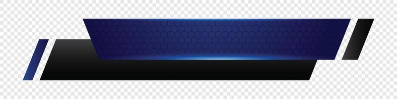 Futuristic design lower third banner. Broadcast news lower third banner template design. Lower third bar template for breaking news. headline. vector