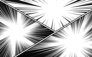 Comic book page . Radial background with halftone effect in pop art style design. vector