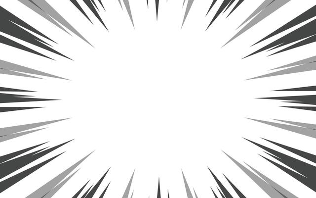 Explosion in comic book pop style. concentration lines background. blank layout template with halftone isolated on white background.