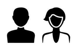 human figures, devoid of features, focusing on universal themes of equality, diversity, and gender representation vector