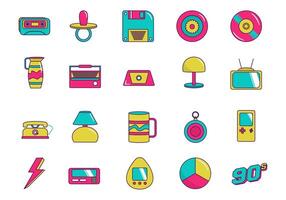 Retro Style Design Element Set vector