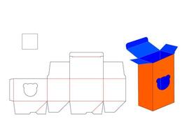 Custom Panda Shape Window Box LASER CUT Design files vector