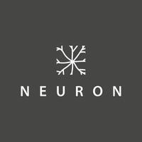 cell neuron technology logo design illustration data simple modern template brand product vector