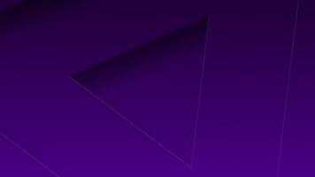 Dynamic purple minimalist abstract background with repeating extruded triangle shapes. Vertical animation. video