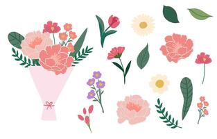 cute flower element object for mother's day vector