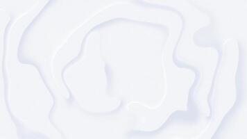 Clean white minimalist abstract background with morphing organic blob shapes and fluid motion. video
