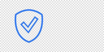 Shield security badge for data protection. Safe verification symbol for systems and authentication processes. vector