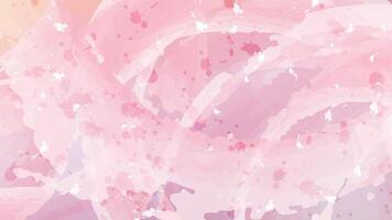 Abstract Light Pink Watercolor. A gentle abstract background featuring light pink watercolor textures and soft splatters. Perfect for creating delicate and romantic designs. vector