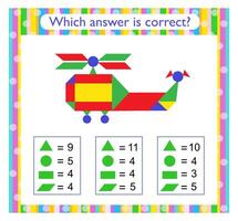 Math activity. Need to find the correct answer vector