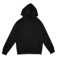 black leather jacket black hoodie for mockup photo