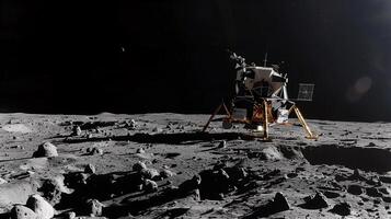 This Advanced technology showcases asteroid excavation with a refinery for regolith extraction in space. photo