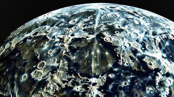This Spaceship excavates asteroid regolith to extract valuable materials for refining. photo