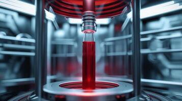 This lab showcases cutting-edge tech creating synthetic blood with nanotechnology for medicine. photo