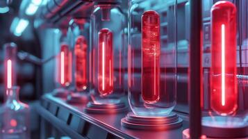 This Lab specializes in creating synthetic blood with nanotech for medical use. photo