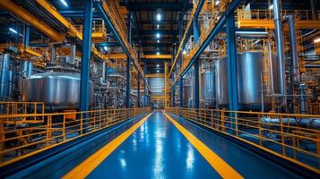 Mineral processing facility features advanced machinery and infrastructure designed for efficient extraction and refinement of minerals. The layout emphasizes accessibility and functionality. photo