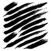 Artistic Black Paint Handcrafted Creative Ink for Expressive Art Creation vector