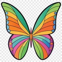 Vibrant Flutterings of Butterfly Wings in Summer Splendor vector