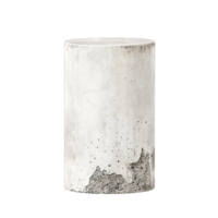 Isolated concrete cylinder for modern architecture design element use png
