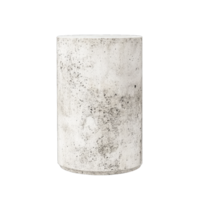 Concrete texture cylinder design element material surface solid form png