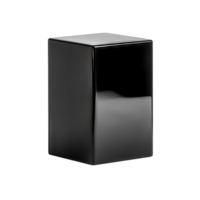 Sleek modern cube design element for product display and presentation png