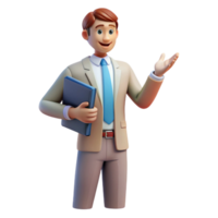 elegant rustic Inspiring teacher giving a lecture implied, not shown high quality png