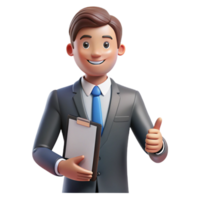 stunning minimalist Confident businessman closing a deal implied, not shown authentic png