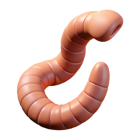 beautiful traditional A worm wriggling in the dirt dirt removed in post high resolution png