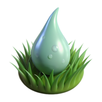 extraordinary vintage Close-up of a dewdrop on a blade of grass grass not visible 4K png