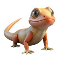 wonderful modern A lizard, basking no surface visible , high resolution png