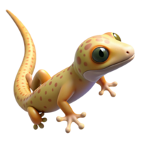 extraordinary vintage A gecko climbing on a surface surface not visible authentic png