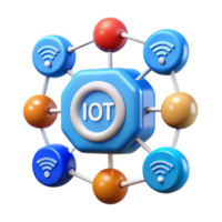 dramatic artistic Internet of Things IoT sensor network diagram original png
