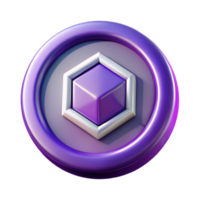 serene contemporary NFT Non-Fungible Token represented by a unique digital asset professional png