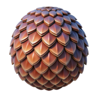 enchanting standout A single, detailed dragon scale with intricate patterns. NO BACKGROUND with Transparent Background. png