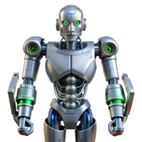 elegant distinguished Cybernetic exoskeleton with hydraulic pistons. NO BACKGROUND with Transparent Background. png