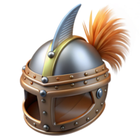 majestic signature Ornate medieval helmet, plumed crest, visor down, NO BACKGROUND with Transparent Background. png