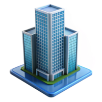 imaculado inigualável moderno arranha-céu arquitetônico modelo não fundo com transparente fundo. png