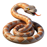 glorious timeless A slithering rattlesnake, NO BACKGROUND with Transparent Background. png