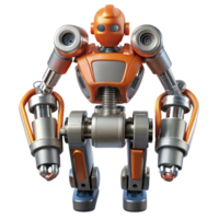 fascinating harmonious artistic Robotic exoskeleton with hydraulic pistons. NO BACKGROUND with Transparent Background. 8K png