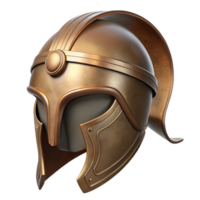 joyful sumptuous An ancient Greek Helmet, bronze and crested, NO BACKGROUND with Transparent Background. refined png