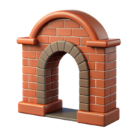 fascinating distinguished Brick arch, keystone, NO BACKGROUND with Transparent Background. png