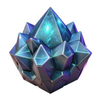 gorgeous rare Alien mineral, glowing, crystalline structure, intricate patterns. NO BACKGROUND with Transparent Background. png
