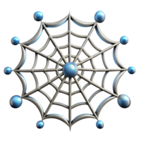 sumptuous coastal Spider web with dew drops NO BACKGROUND with Transparent Background. genuine png