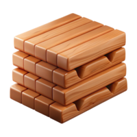 hypnotic mysterious bohemian Stack of lumber NO BACKGROUND with Transparent Background. 8K png