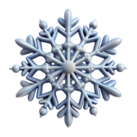 enchanting tranquil surreal A single, intricate snowflake, with magical patterns. NO BACKGROUND with Transparent Background. luxury png