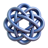 stunning elegant Celtic Knot, intricate design, NO BACKGROUND with Transparent Background. studio quality png