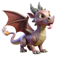 deslumbrante dramático boêmio uma Dragão, em escala e alado, respiração uma pequeno fiapo do fumaça, não fundo com transparente fundo. fresco png